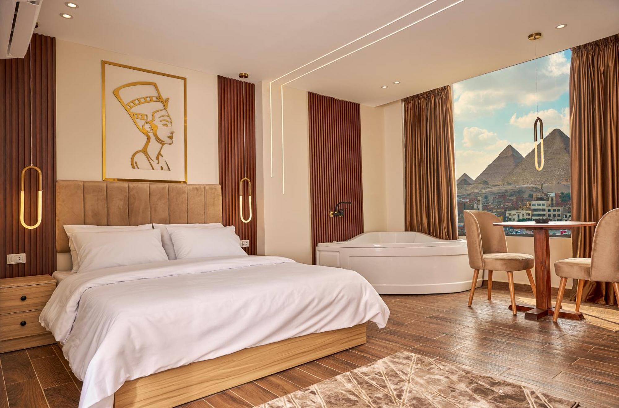Rotana Pyramids View Hostel Nazlet el-Sisi ภายนอก รูปภาพ