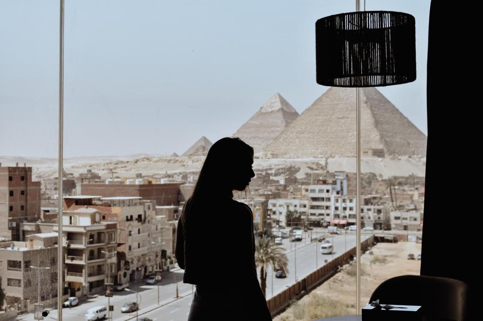 Rotana Pyramids View Hostel Nazlet el-Sisi ภายนอก รูปภาพ